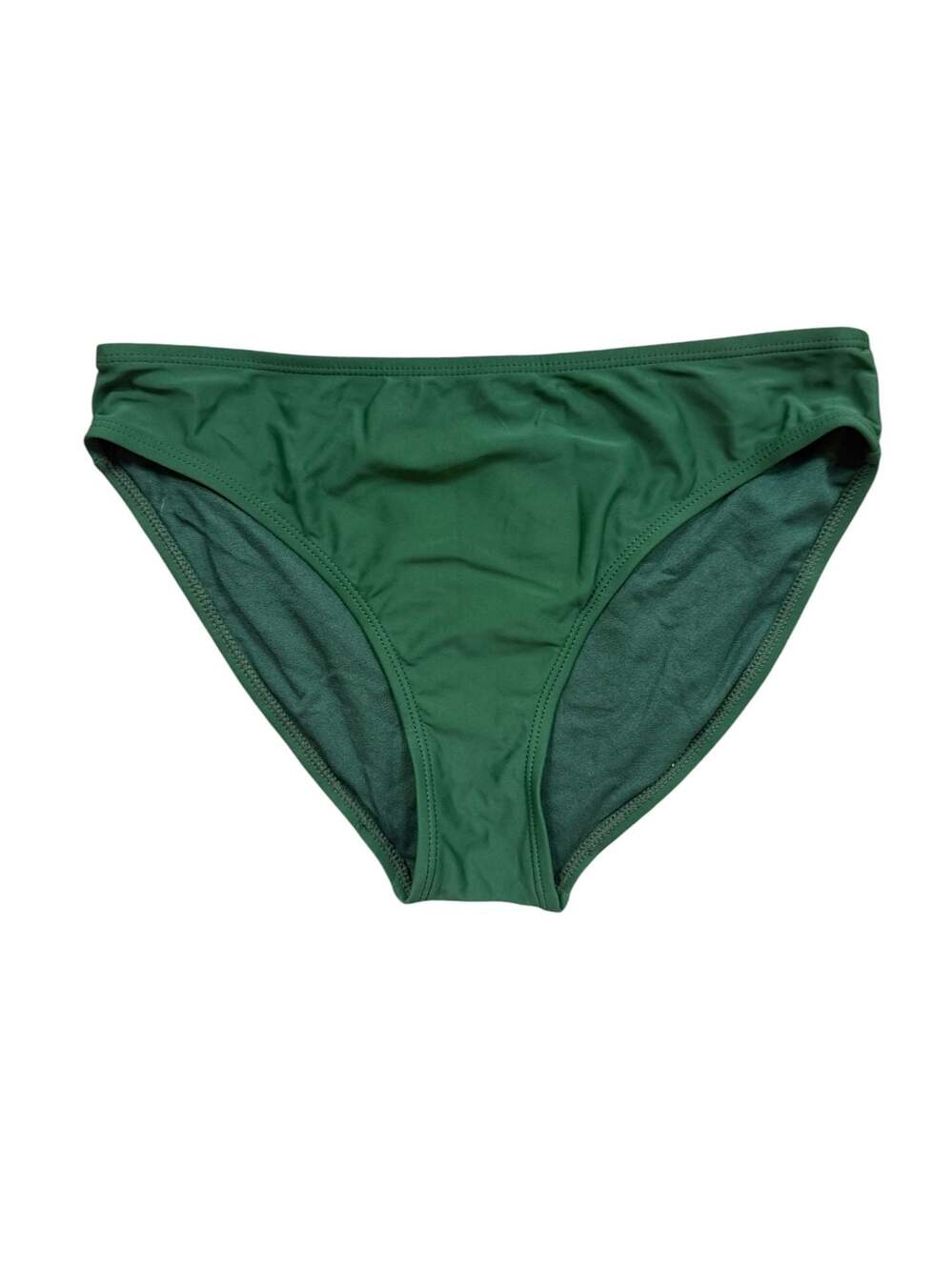 Nicole Miller Hunter Green Classic Hipster Bikini Swim Bottom Size 8